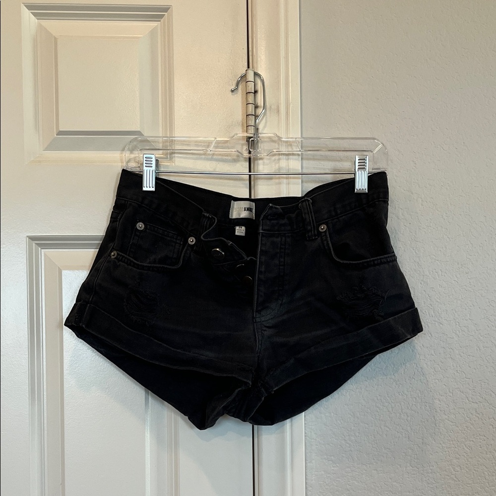 Amuse Society Black Jean Shorts for Women